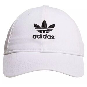 Brand new Adidas white cap with black logo